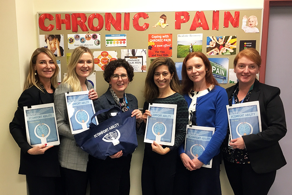 WCH Chronic Pain Service team and Assistant Professor Rachael Coakley